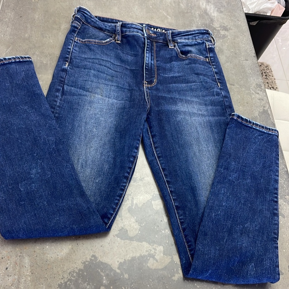 American eagle super hi-rise jegging jeans 10 long